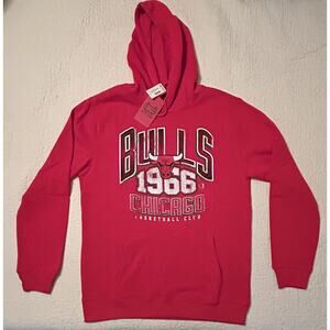 Size Medium Ultra Game NBA Chicago Bulls Basketball Club Pullover Hoodie